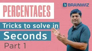 Percentage Part 1 | Infosys | GATE 2021 |  SSC CGL | BANK PO/CLERK |  RRB NTPC  | TCS | AMCAT