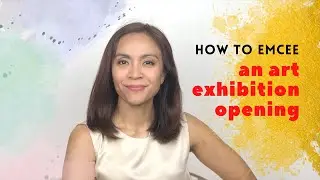 Emcee for an Art Exhibition Opening 