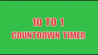 Timer Green Screen