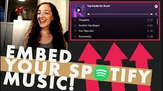 How to Embed a Spotify Playlist on Your Website to Promote Your Own Music 🎤🎵