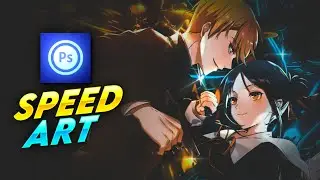 Speed Art | Anime Gfx C4d [Kaguya-sama] - Photoshop Touch Android