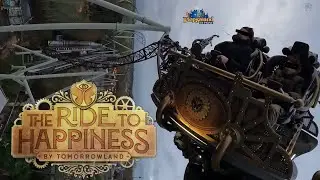 The Ride to Happiness by Tomorrowland extrem spinning coaster Plopsaland Silvester 2023 front