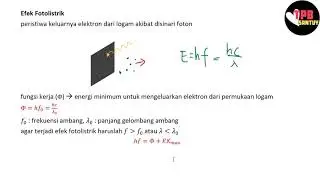 Efek Fotolistrik | Fenomena Kuantum | Part 2 | Fisika Dasar