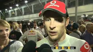 F1 2011 Singapore - Jenson Button Interview Post Race