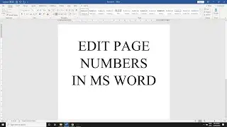 How to change page number format of specific pages in MS word?| SRM | Major Project Report | Shakthi