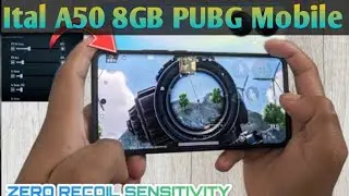 ital A50 8GB Ki PUBG Mobile Sensitivity Setting 🔥 Ital A50 8GB PUBG Mobile Sensitivity 🔥 0 Recoil