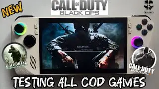 Testing ROG ALLY Running All Call of Duty Games with RPCS3 Emulator 