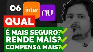 CONTA DIGITAL (Nubank, Inter, C6): Vale a pena usar? Qual?