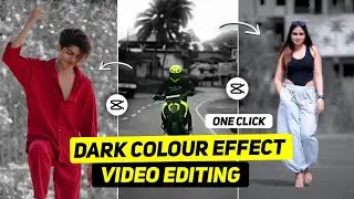 Dark Video Colour Grading In Capcut | Dark Effect Video Editing In Capcut | Capcut Editing Tutorial