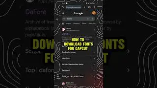 How to Download Fonts For Capcut | How to Add custom fonts in capcut | Download Fonts