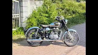 Weekend chores - washing my RE Classic 500!