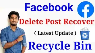 How to used Recycle bin in Facebook // Facebook may Recycle bin keya hay // Full Settings II