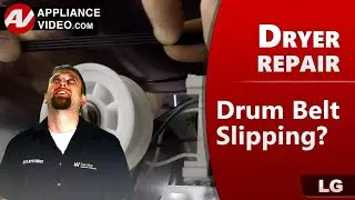 Dryer with Drum not Turning or Spinning with a Load in it - Troubleshooting, Diagnostic & Repair