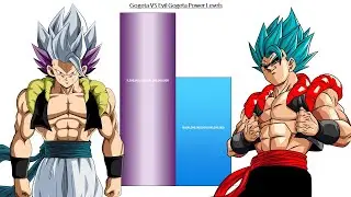 Gogeta VS Evil Gogeta All Forms Power Levels