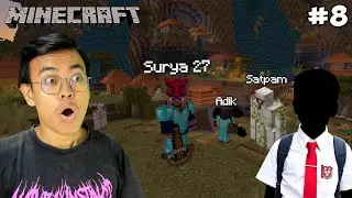 AKU & ADIKKU BIKIN BANYAK GOLEM DI DESA INI!! MINECRAFT