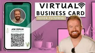 How to Create a DIGITAL BUSINESS CARD | Canva Tutorial | Share Your Contact Details | LinkTree