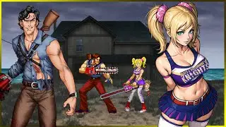 Ash Williams VS Lolipop Chainsaw - Mugen Fight アッシュ・ウィリアムズ VS ロリポップ・チェーンソー - ムゲンファイト#mugen