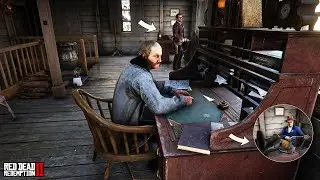 What Is Sheriff Hanley Doing Inside The Jail Before Micah's Jailbreak Mission (Out Of Bounds) | RDR2