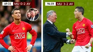 When Cristiano Ronaldo Saved Sir Alex Ferguson From An Embarrassing Defeat