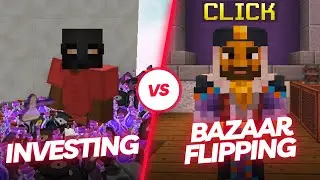 Bazaar Flipping VS Investing in Hypixel Skyblock!