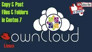 Linux Centos 7 How to Copy & Past Files & Folders 2019