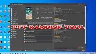 TFT RAMDISK Tools v1.0.0.0 PASCODE Bypass iCloud iPhone