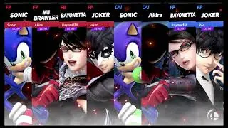 Super Smash Bros Ultimate Amiibo Fights – Request # 17407 Sega Mirror match