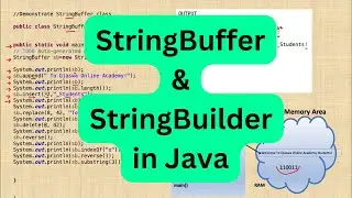 StringBuffer and StringBuilder Classes in Java