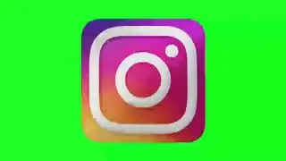 Logo Instagram Green Screen