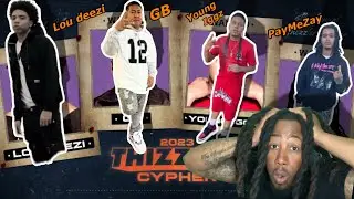 SHEESH!! GB x Young Iggz x PayMeZay & Lou Deezi - Thizzler Cypher 2023 (REACTION)