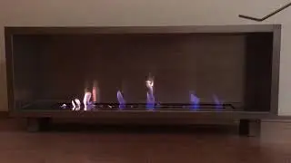 Тушение биокамина с механическим топливным блоком