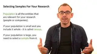 4.1 Selecting Samples For A Research