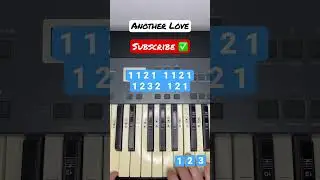Another Love Piano Tutorial 🎹 #piano #tiktok