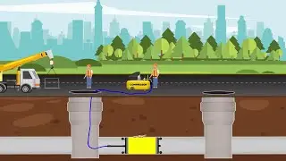 Reparación de Punto Agrietado en Alcantarillado por Empacador (Tapón de Prueba de Tubería de FabCob)