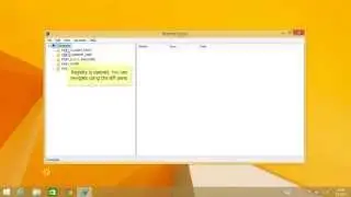 HowTo: Open Registry Editor in Windows 8