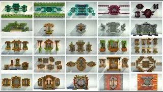 60 Windows Design Ideas in MINECRAFT  | How to Make Better Windows