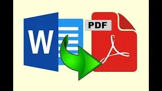 Word dosyalarını toplu halde Pdf formatına çevirelim