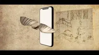 Чертежи Леонардо да Винчи в AR