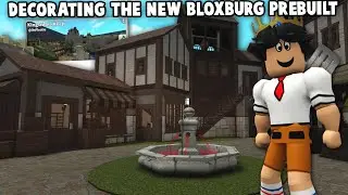 DECORATING THE NEW BLOXBURG CASTLE PREBUILT HOUSE...