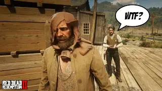 Annesburg Sheriff Jones Reacts To Strange Outfit | RDR2