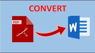 HOW TO CONVERT PDF TO MS-WORD| PDF TO TEXT
