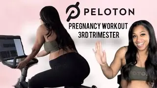Peloton Prenatal Workout | Workout with me | 3rd Trimester | My First Prenatal Peloton Ride