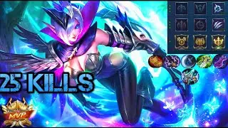 10 MINUTES FULL BUILD MIYA (25KILLS) GAMEPLAY BY AK DYRROTH