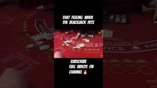 That feeling when the blackjack hits. It never gets old