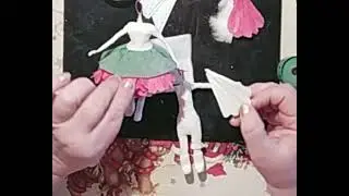 Ватная Игрушка,, Маковка,, 2ч (надеваем юбку из лепестков🌺)