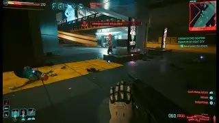 Cyberpunk 2077, Cyberpsycho Sighting: Phantom Of Night City. Non-Lethal Takedown.