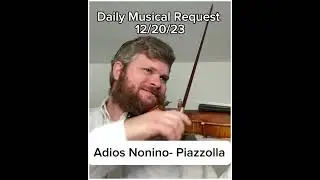 Adios Nonino- Piazzolla. #violin #tango #music