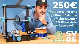 SOVOL SV06 | Professional 3D printer for €250, even for beginners?! (Test 2022)