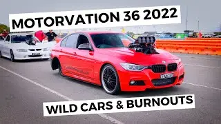 MOTORVATION 36 2022 - BURNOUTS and CARS on show - SKIDROW