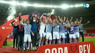 La Real Sociedad levanta el titulo de campeón de la Copa del Rey 19/20